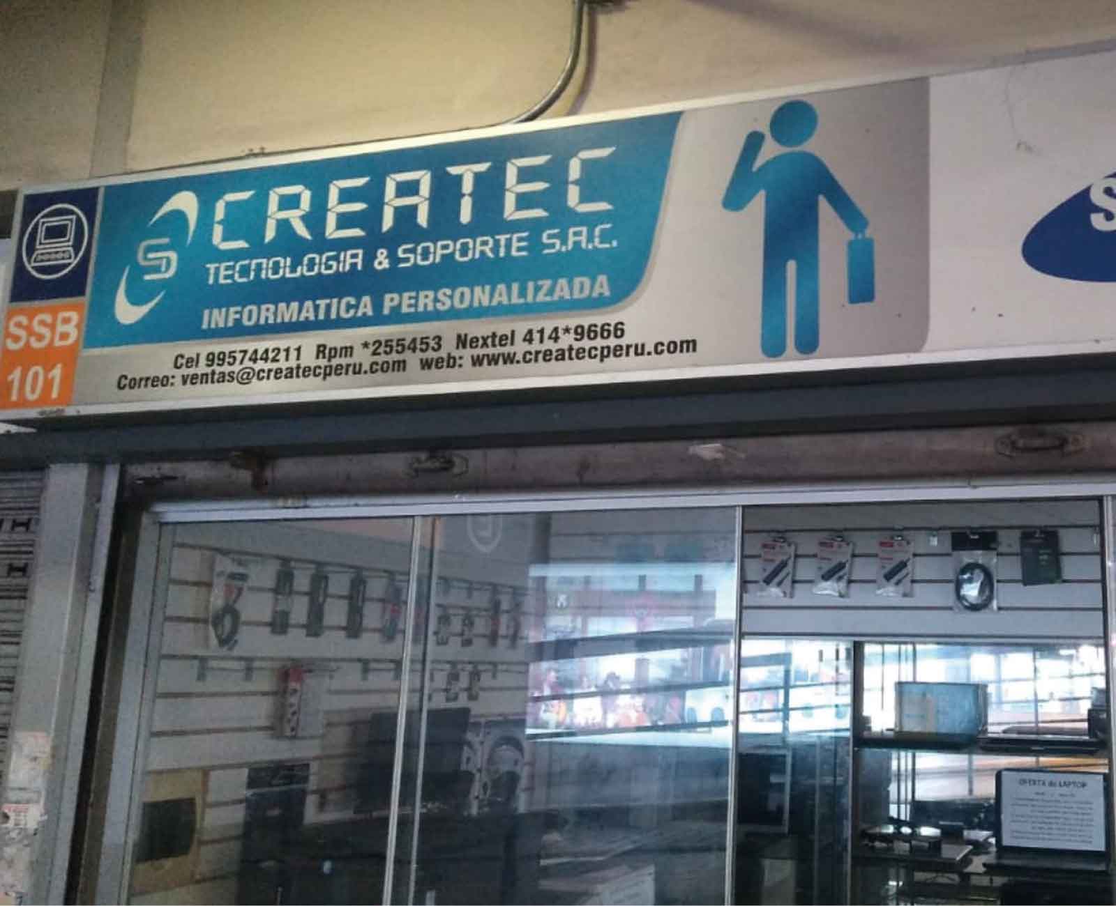 CREATEC TECNOLOGIA Y SOPORTE